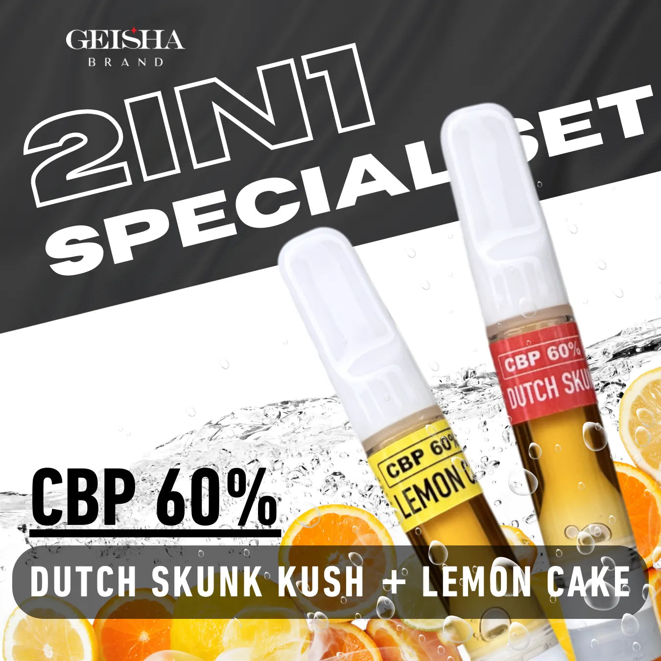 Dutch Skunk Kush & Lemon Cake2本セット – GEISHA BRAND