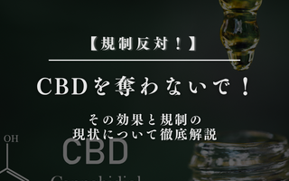 CBDを奪わないで！その効果と規制の現状について徹底解説