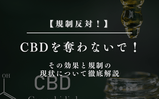 CBDを奪わないで！その効果と規制の現状について徹底解説 - GEISHA BRAND
