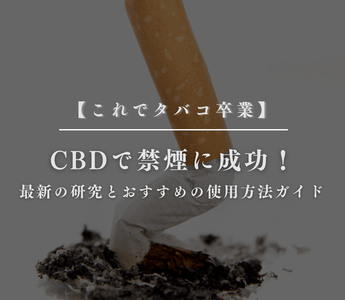 CBDで禁煙に成功！最新の研究とおすすめの使用方法ガイド - GEISHA BRAND