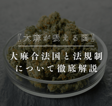 【大麻が吸える国】大麻合法国と法規制について徹底解説 - GEISHA BRAND