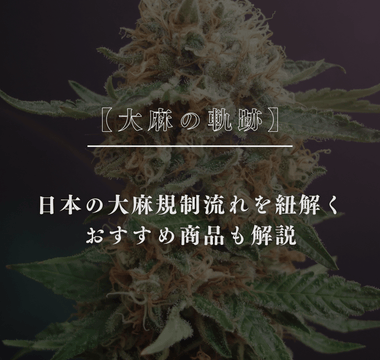 【大麻の軌跡】日本の大麻規制流れを紐解く - GEISHA BRAND