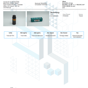 XJ - 13 H4CBH30% 1ml - GEISHA BRAND